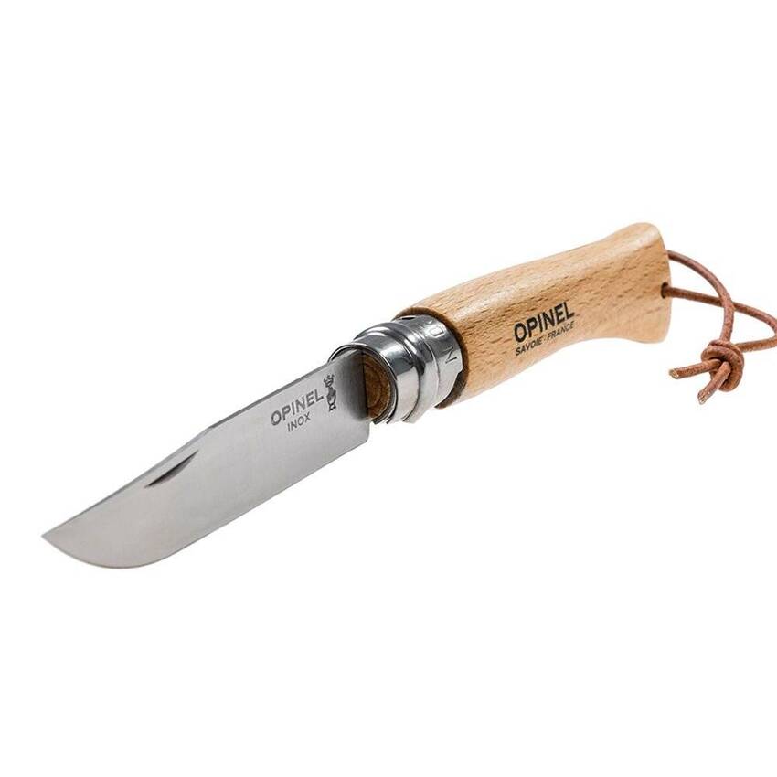 Opinel Inox 8 No Kayın Saplı Paslanmaz Çelik Çakı - 4