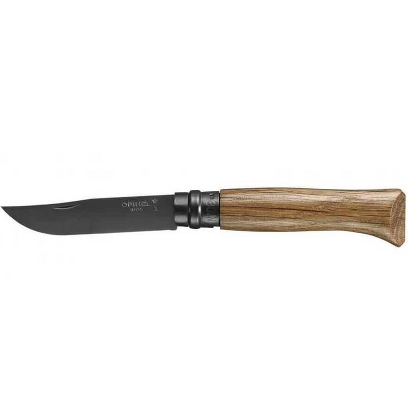 Opinel Inox Black Edition No 8 Meşe Saplı Paslanmaz Çakı (Siyah) - 4