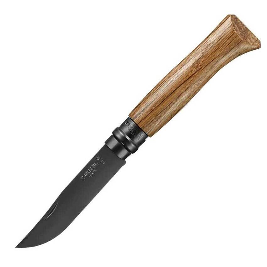 Opinel Inox Black Edition No 8 Meşe Saplı Paslanmaz Çakı (Siyah) - 5