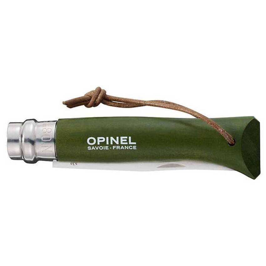 Opinel Inox No 8 Gürgen Saplı Paslanmaz Çelik Çakı (Haki) - 2