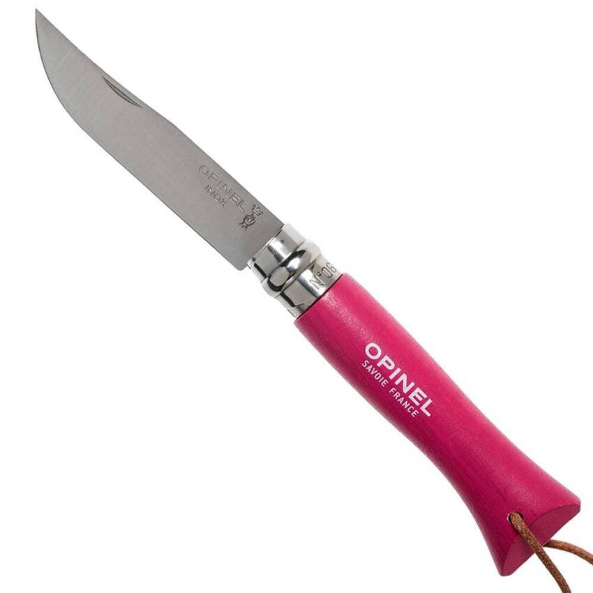 Opinel Inox Trekking 6 No Paslanmaz Çelik Çakı (Fuşya) - 1