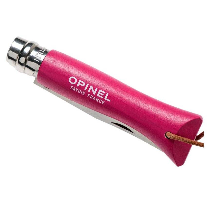 Opinel Inox Trekking 6 No Paslanmaz Çelik Çakı (Fuşya) - 5