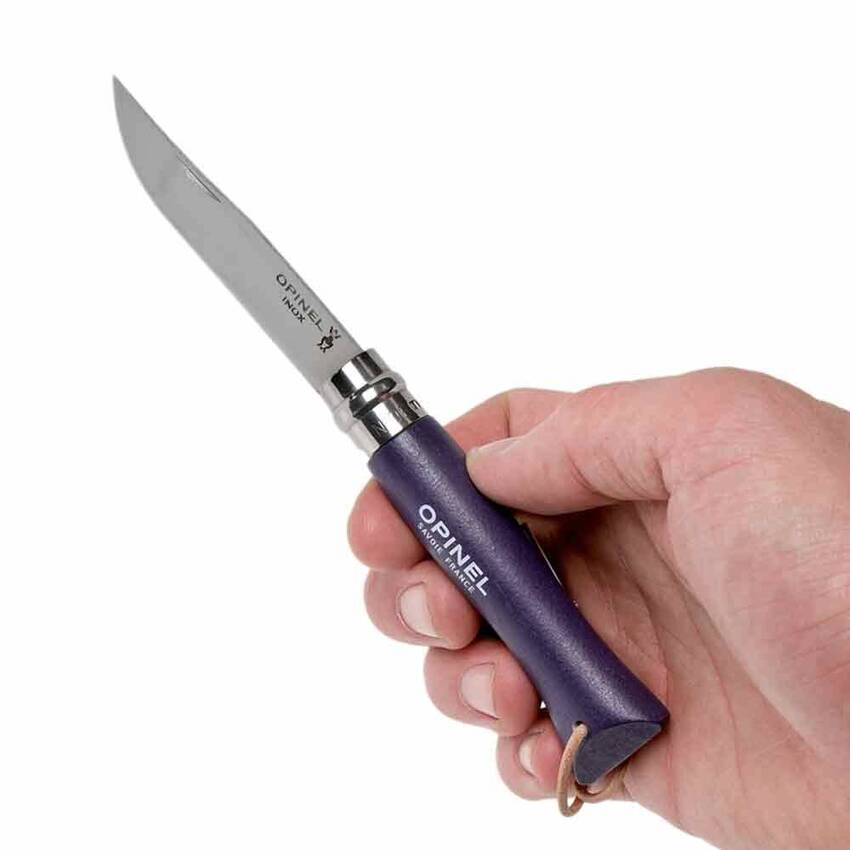 Opinel Inox Trekking 6 No Paslanmaz Çelik Çakı (Mor) - 7