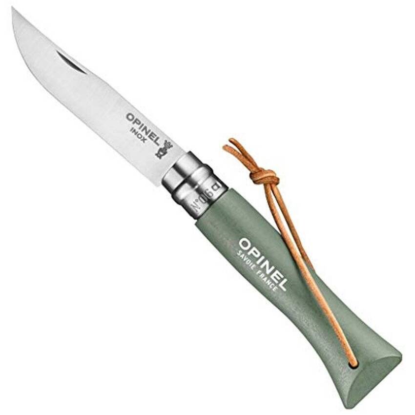 Opinel Inox Trekking 6 No Paslanmaz Çelik Çakı (Yesil) - 3