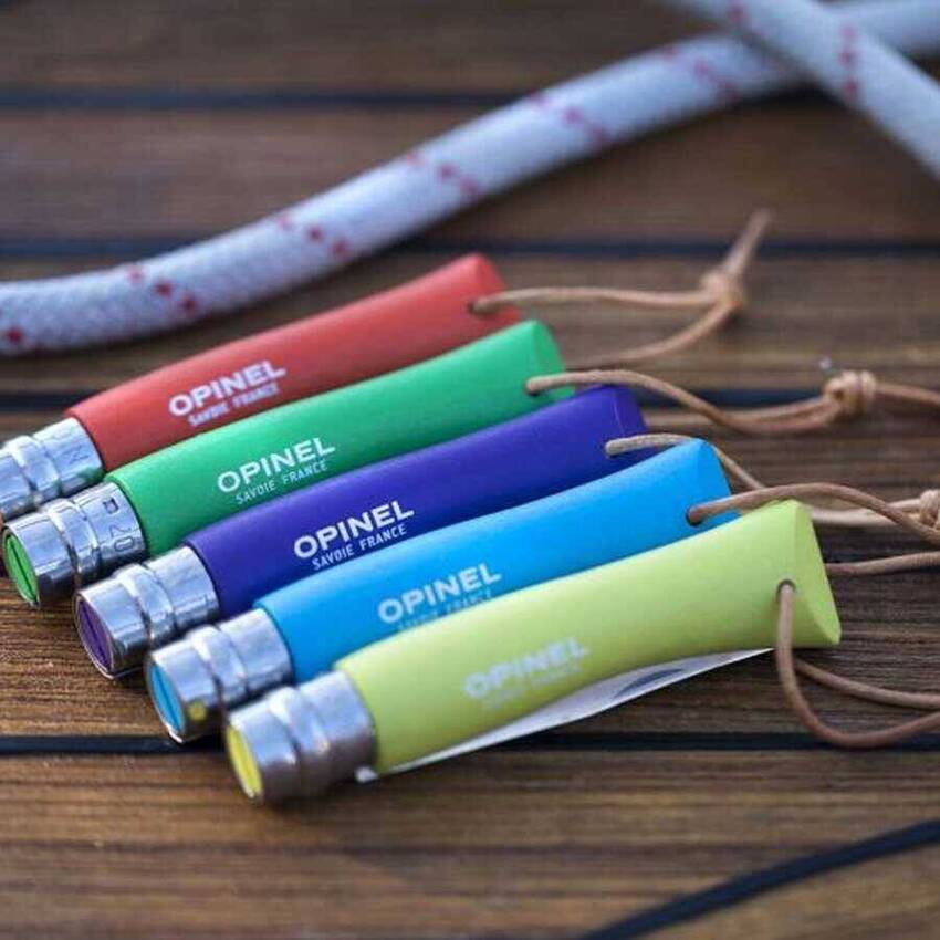 Opinel Inox Trekking 7 No Paslanmaz Çelik Çakı (Mavi) - 5