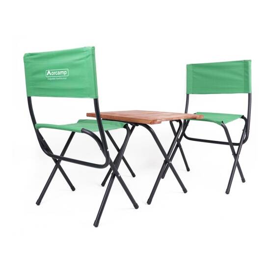 Orcamp Ahşap Kamp Tabureli Masa Seti - Orcamp (1)
