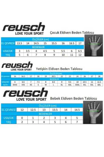 Reusch Alan Çocuk Kayak Eldiveni Pembe/Beyaz - REUSCH (1)