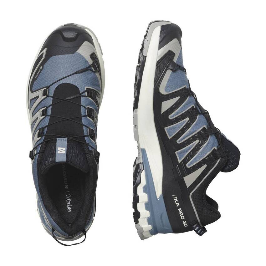 Salomon Xa Pro 3D V9 Gore-Tex Erkek Patika Koşu Ayakkabısı - Gri - 4