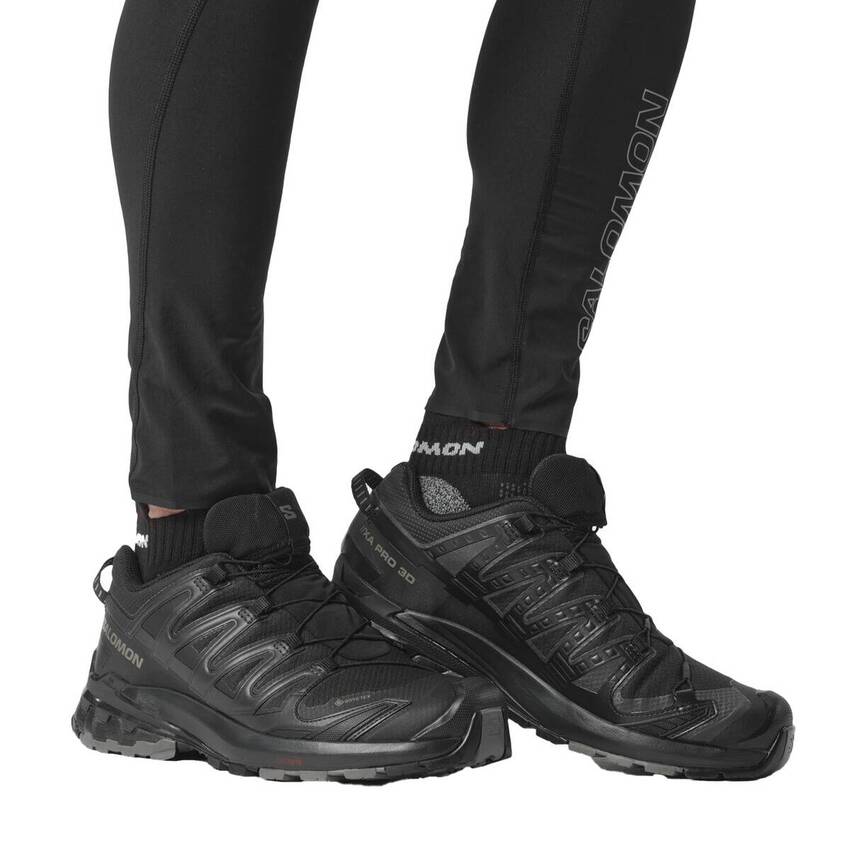 Salomon Xa Pro 3D V9 Gore-Tex Erkek Patika Koşu Ayakkabısı - Siyah - 5