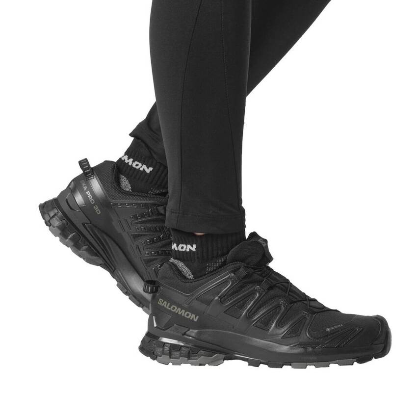 Salomon XA Pro 3D V9 Gore-Tex Kadın Patika Koşu Ayakkabısı - Siyah - 5