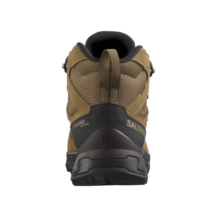 Salomon X Ward Leather Mid Gore-Tex Erkek Outdoor Bot - Camel - 3