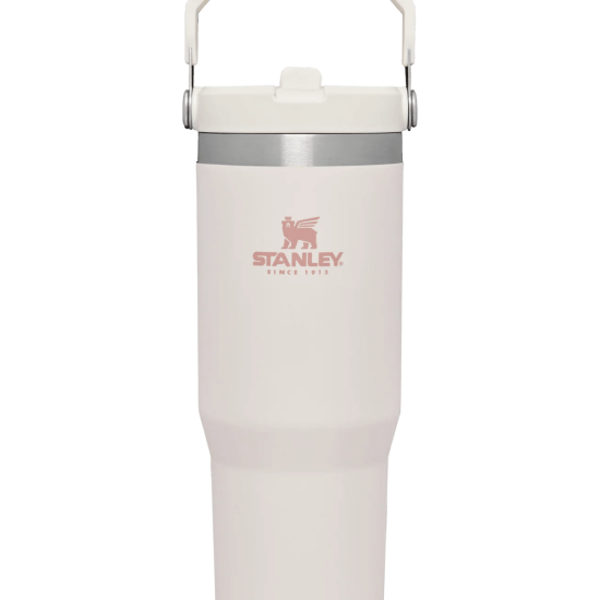 Stanley The IceFlow Flip Straw Pipetli Termos Bardak 0,89 LT - Toz Pembe - STANLEY