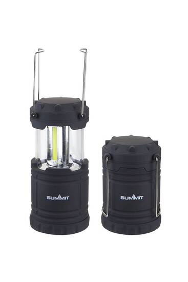 Summit Midi COB LED Katlanabilir kamp Lambası 360 Drece Black - Summit