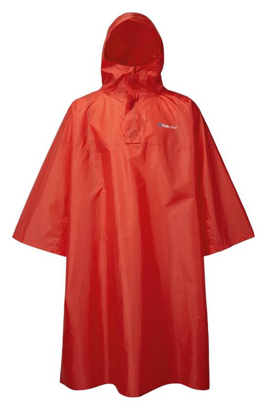 Deluxe Poncho Red - 1