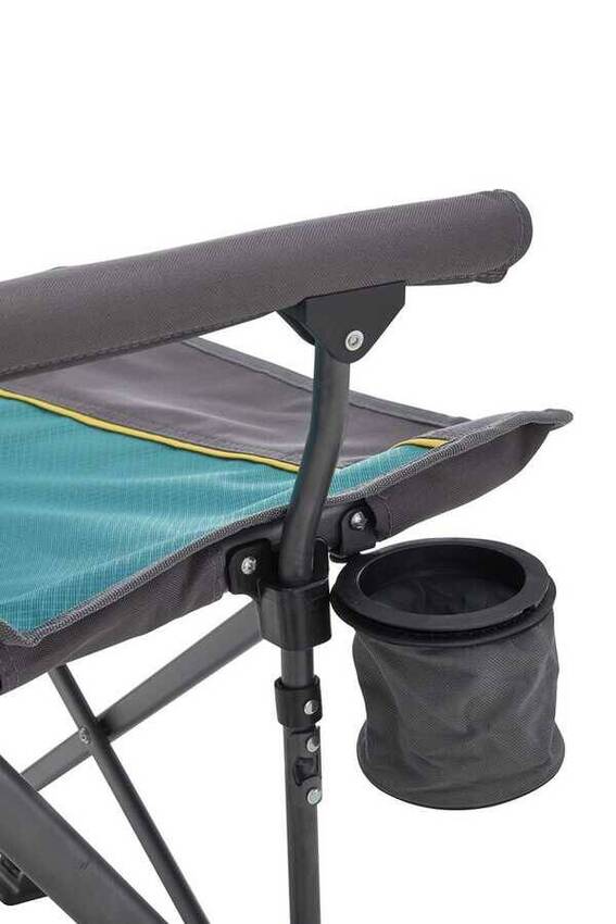 Uquip Roxy Yüksek Konforlu & Takviyeli Katlanır Kamp Sandalyesi Petrol - 4