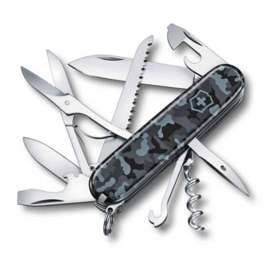 VICT.HUNTSMAN 91MM LACİVERT KAMUFLAJ ÇAKI - VICTORINOX