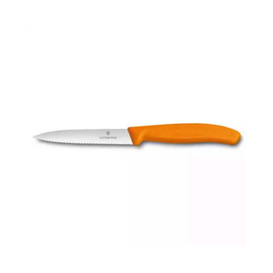 Victorinox 6.7736.L9 SwissClassic 10cm Tırtıklı Soyma Bıçağı - VICTORINOX